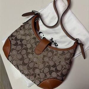 Coach Originals Hamptons Hobo Bag 2005 Re-Edition | Crystal Signature Jacquard